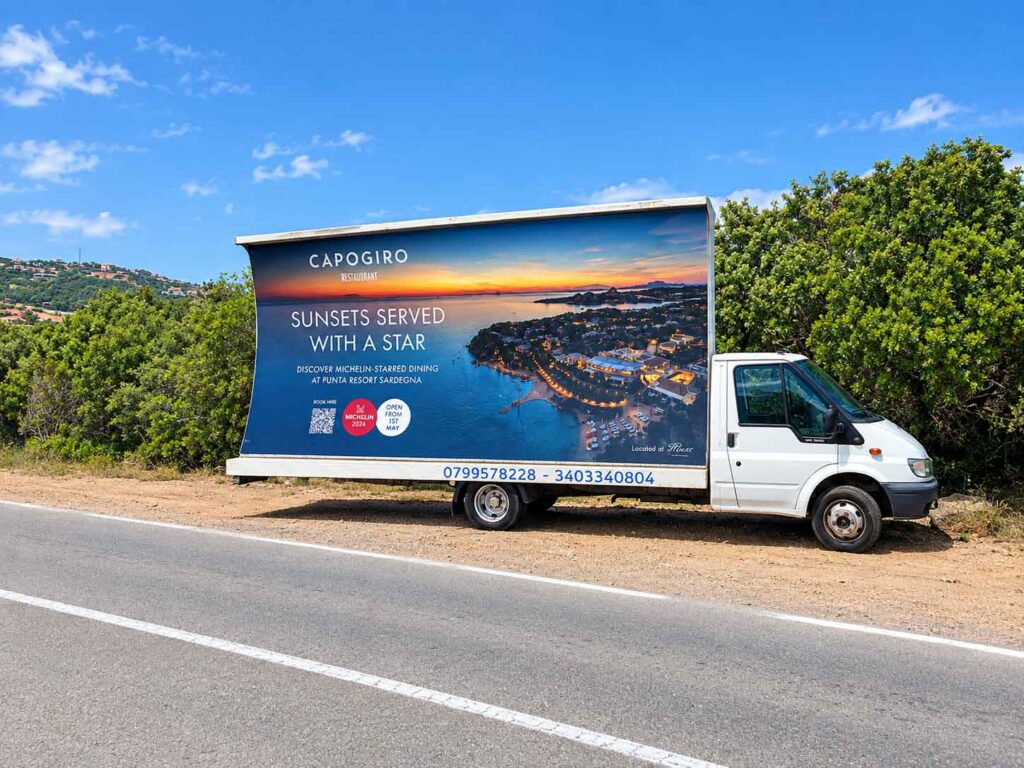 Camion vela Costa Smeralda